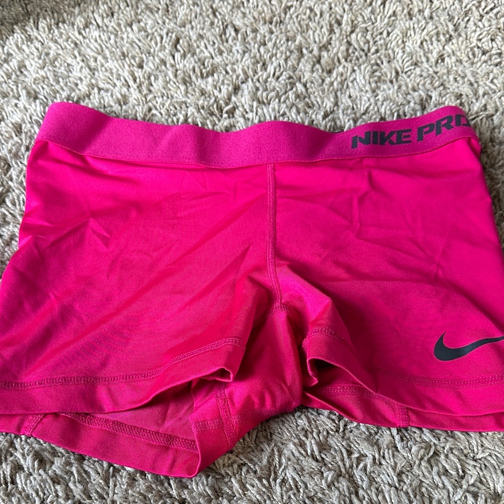 Nike Pro Fuchsia Training Shorts